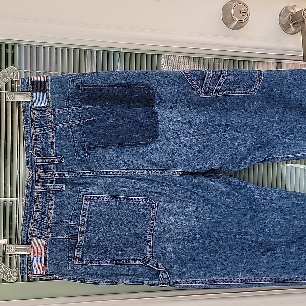 Pilcro By Anthropologie High Rise Patchwork Slim Boyfriend Jeans Sz 30 - Picture 7 of 16